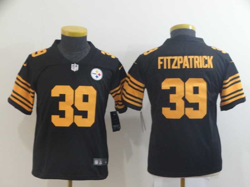Youth Nike Steelers 39 Minkah Fitzpatrick Black Color Rush Limited Jersey,We sell and wholesale Youth Nike Steelers 39 Minkah Fitzpatrick Black Color Rush Limited Jersey on line form chian!